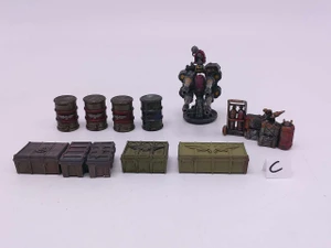 1 x Warhammer/Necromunda Scatter Terrain Lot (C)