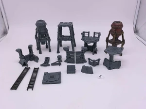 1 x Warhammer/Necromunda Scatter Terrain Lot (E)