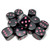 Chessex: 16mm 12d6 Opaque: Black/Pink