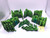 1 x Warhammer 40k 10th Edition Terrain Set (B, painted green/teal)