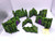 1 x Warhammer 40k 10th Edition Terrain Set (C, painted green/purple)