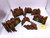 1 x Warhammer 40k 10th Edition Terrain Set (D, painted orange/green)