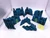 1 x Warhammer 40k 10th Edition Terrain Set (F, painted blue/green)