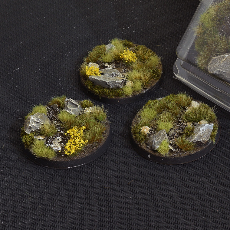 Gamers Grass: Highland Bases 50mm (3)