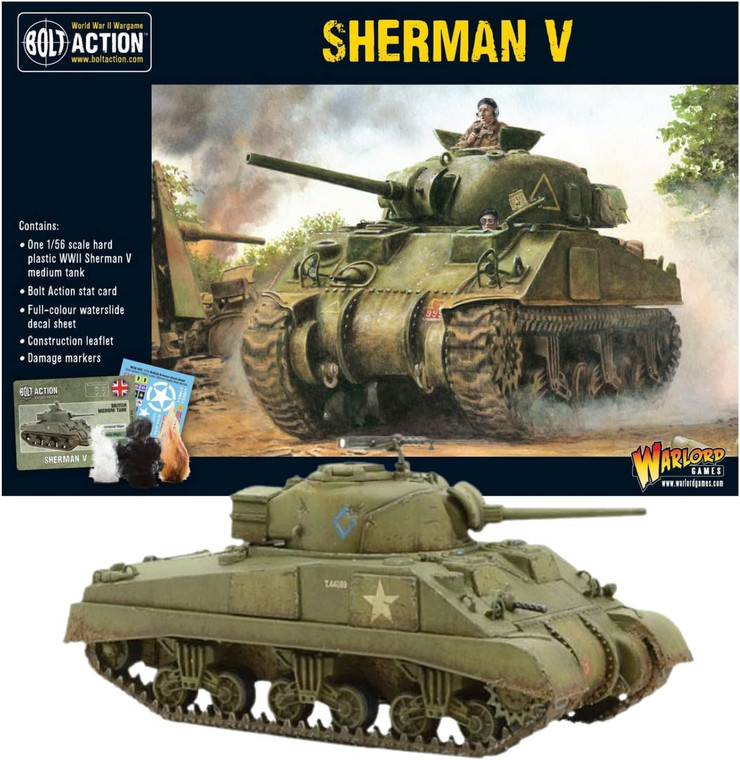 Bolt Action: Sherman V Plastic Tank