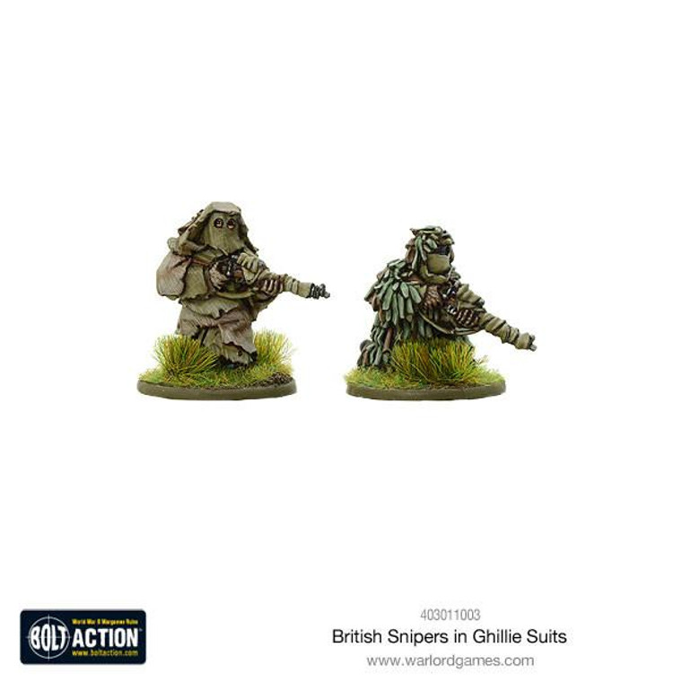 Bolt Action: British Snipers in Ghillie Suits