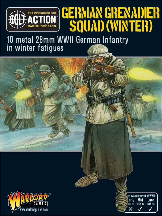 Bolt Action: German Grenadiers In Winter Clothing