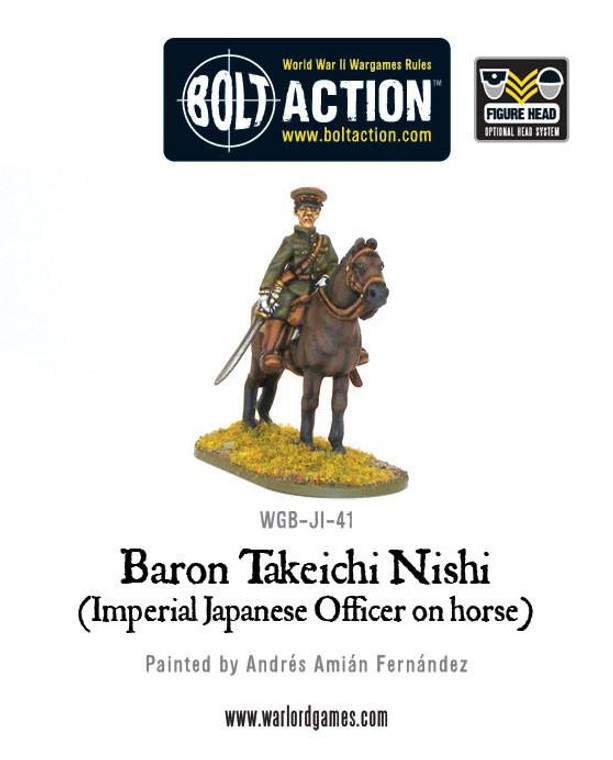 Bolt Action: Baron Nishi (Imperial Japanese Officer On Horse)