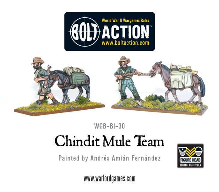 Bolt Action: Chindit Mule Teams