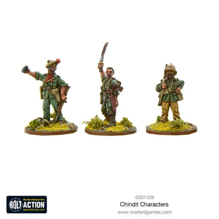 Bolt Action: Chindit Characters