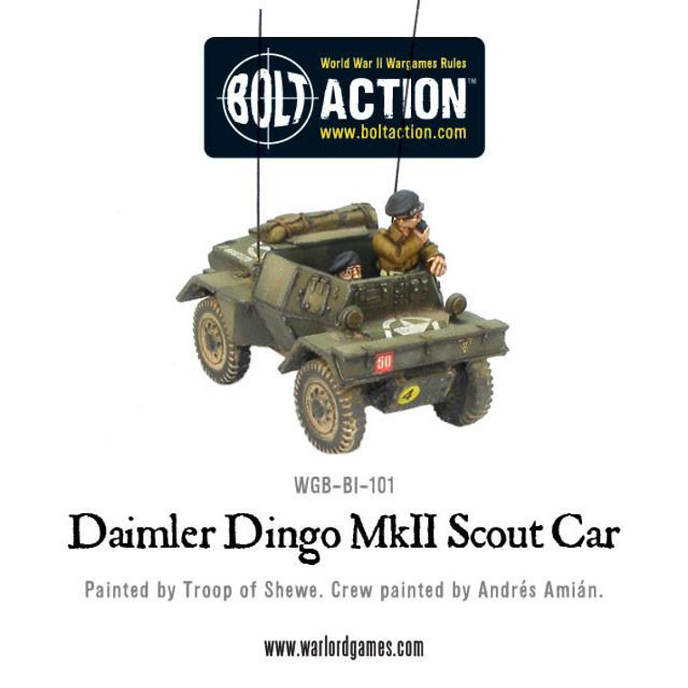Bolt Action: British Daimler Dingo MkII Scout Car