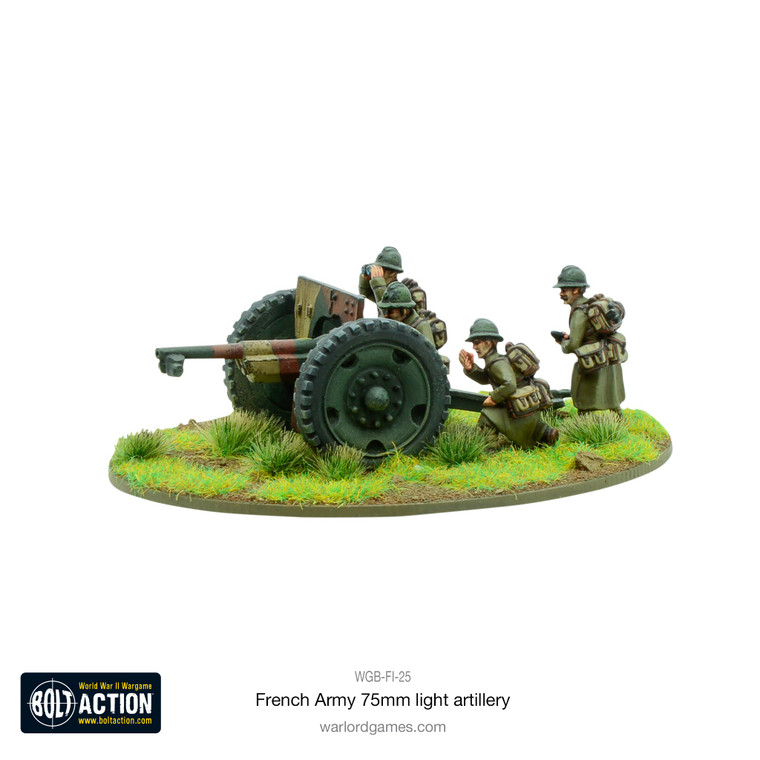 Bolt Action: French Army 75mm Light Artillery