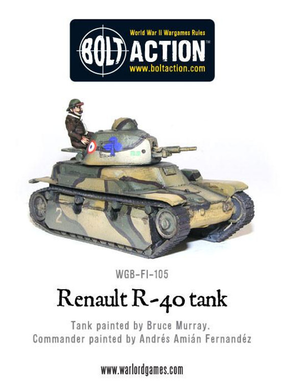 Bolt Action: Renault R40 Tank