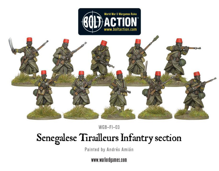 Bolt Action: Senegalese Tirailleurs Infantry Section