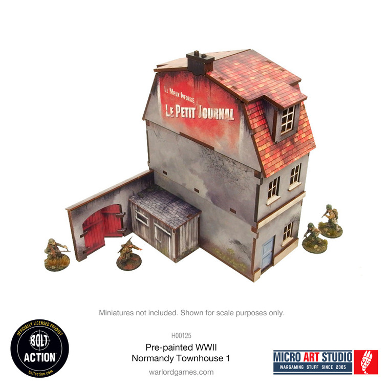 Bolt Action: Normandy Townhouse 1 (Pre-Painted)