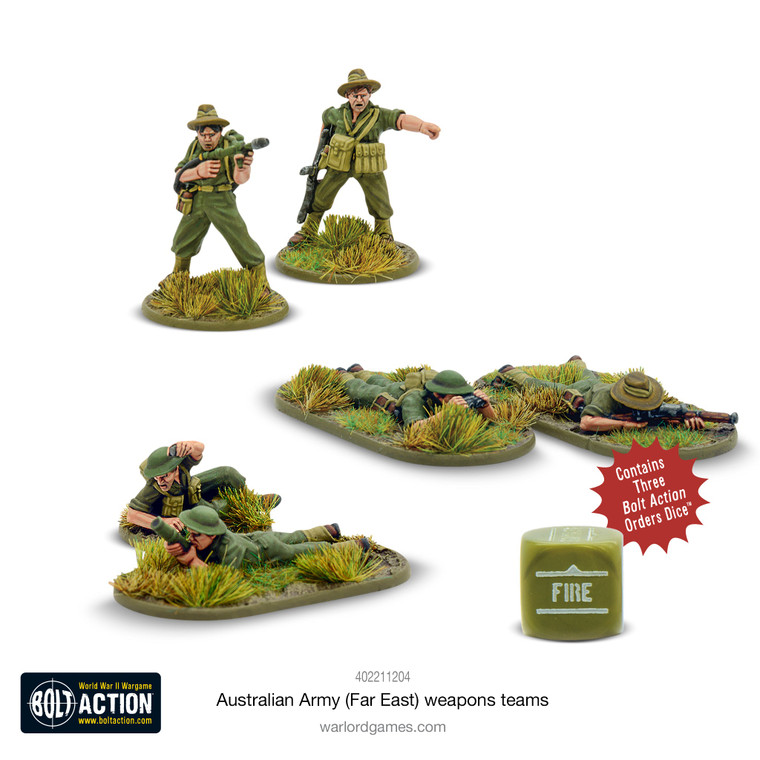 Bolt Action: Australian Army Weapons Teams (Far East)