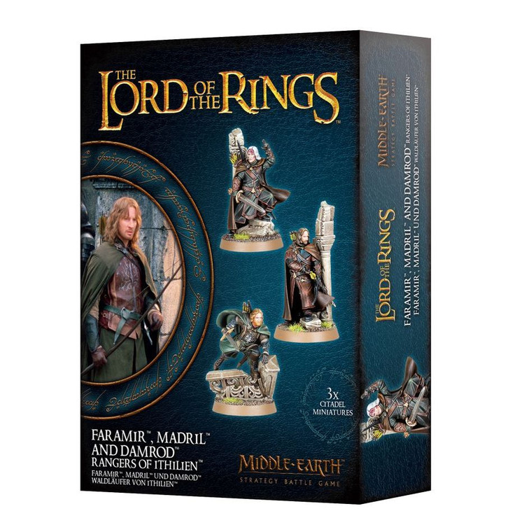 Middle-Earth: Faramir, Madril, and Damrod, Rangers of Ithilien NIB