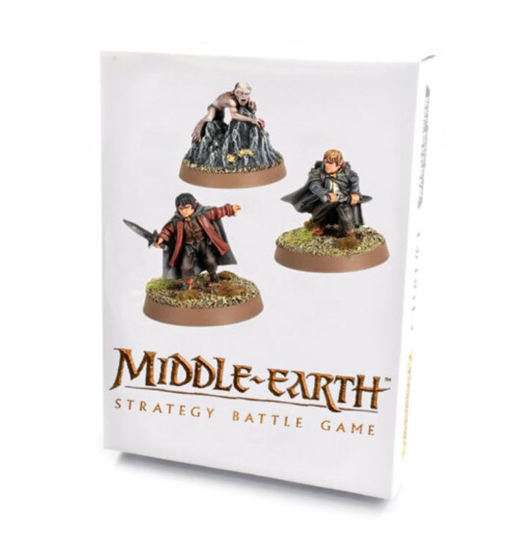 Middle-Earth: Frodo Baggins, Samwise Gamgee, and Gollum in Emyn Muil NIB