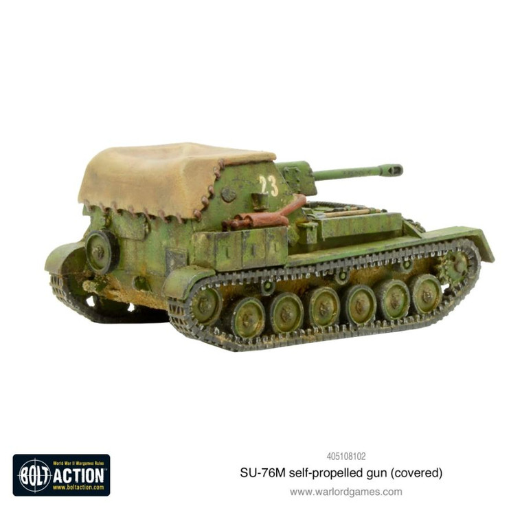 Bolt Action: SU-76M Self-Propelled Gun (Covered)