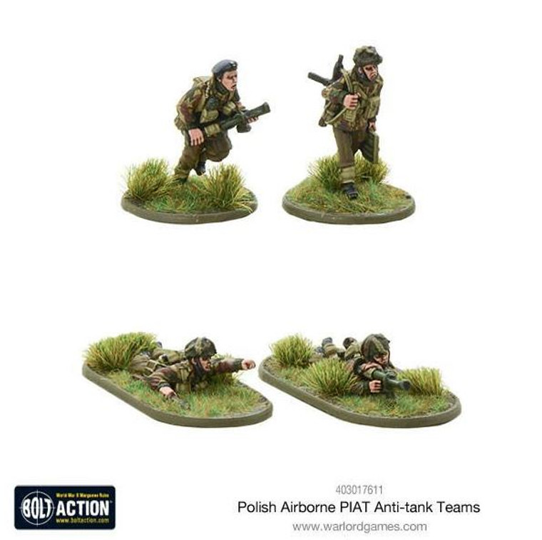 Bolt Action: Polish Airborne PIAT Anti-Tank Teams