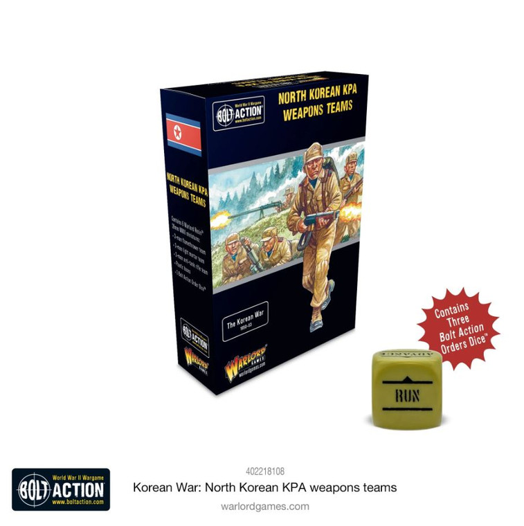 Bolt Action:  Korean War: North Korean KPA Weapons Teams