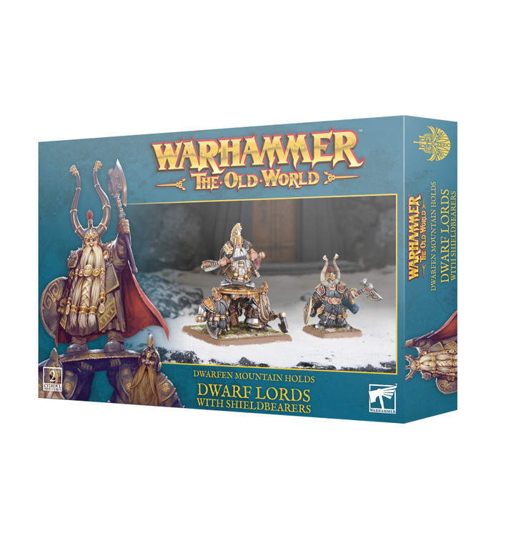 Old World: Dwarf Lords with Shieldbearers NIB