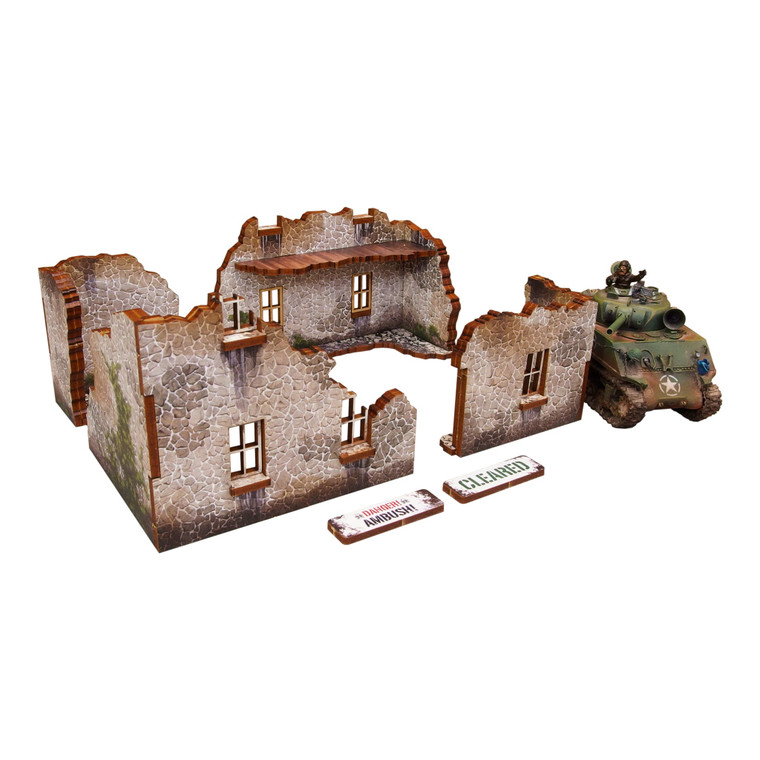 Bolt Action:  Pre-Painted WW2 Ruin 1