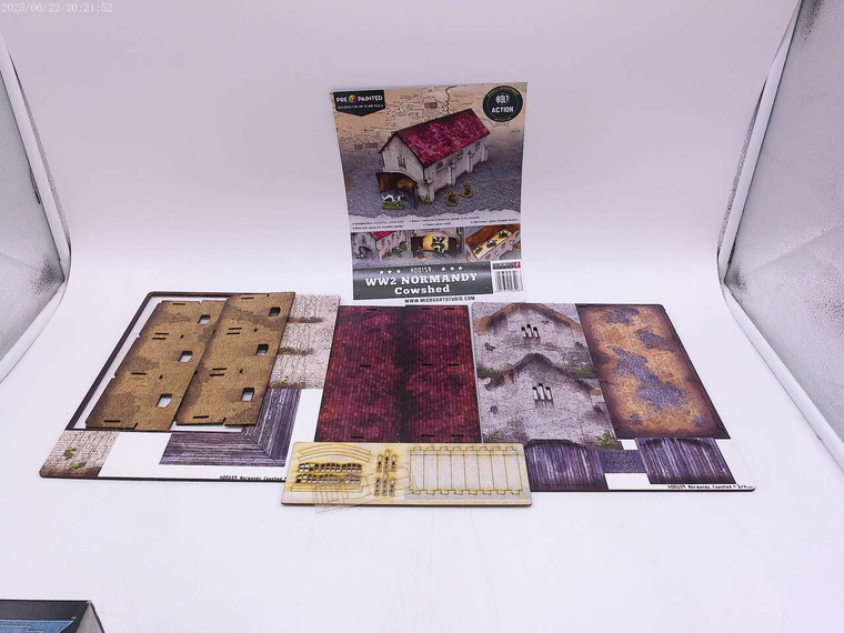 1 x WW2 Normandy Cowshed (MDF)