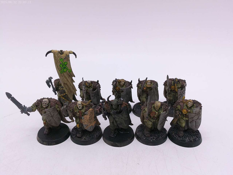 10 x Chaos Warriors (green)