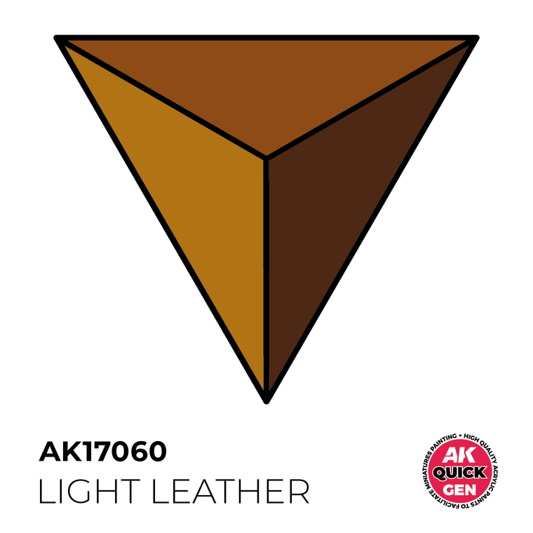 AK Interactive: Light Leather - Quick Gen Colors