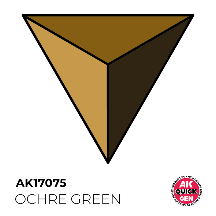 AK Interactive: Ochre Green - Quick Gen Colors