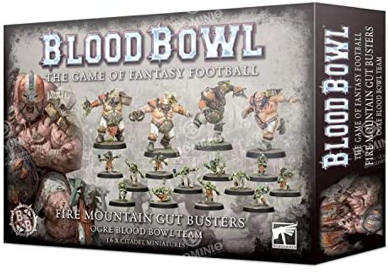 The Fire Mountain Gut Busters - Ogre Blood Bowl Team NIB