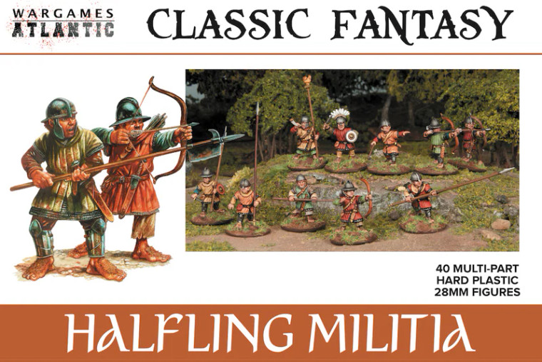 Wargames Atlantic: Classic Fantasy - Halfling Militia NIB