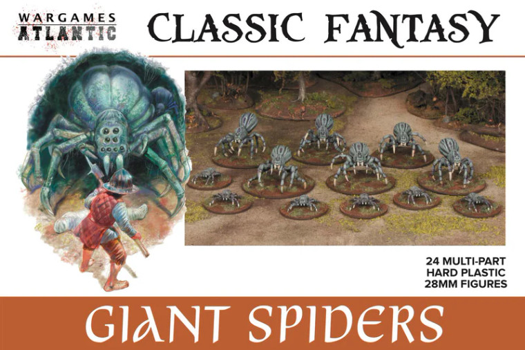 Wargames Atlantic: Classic Fantasy - Giant Spiders NIB