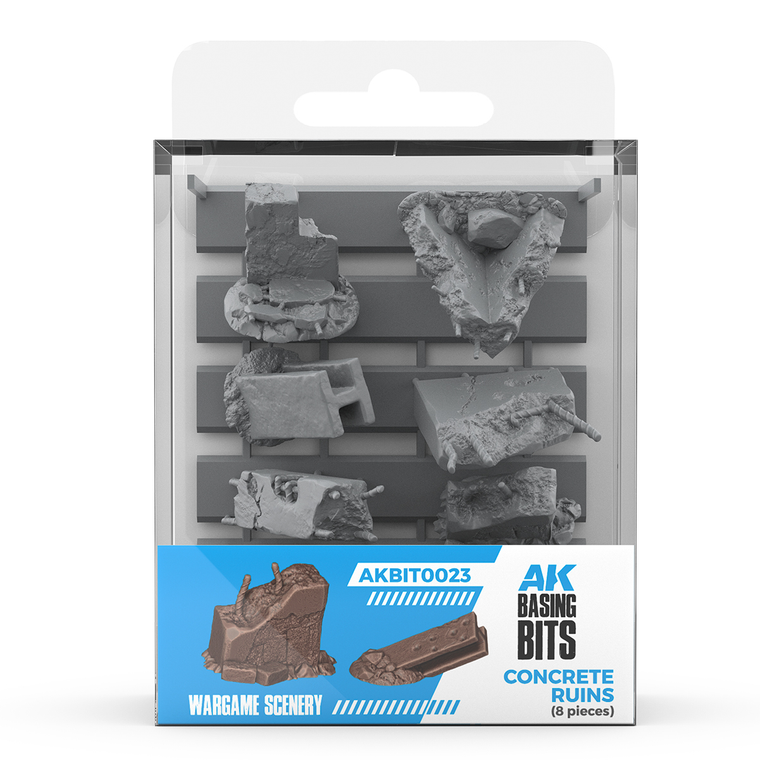 AK Interactive: Concrete Ruins - Basing Bits