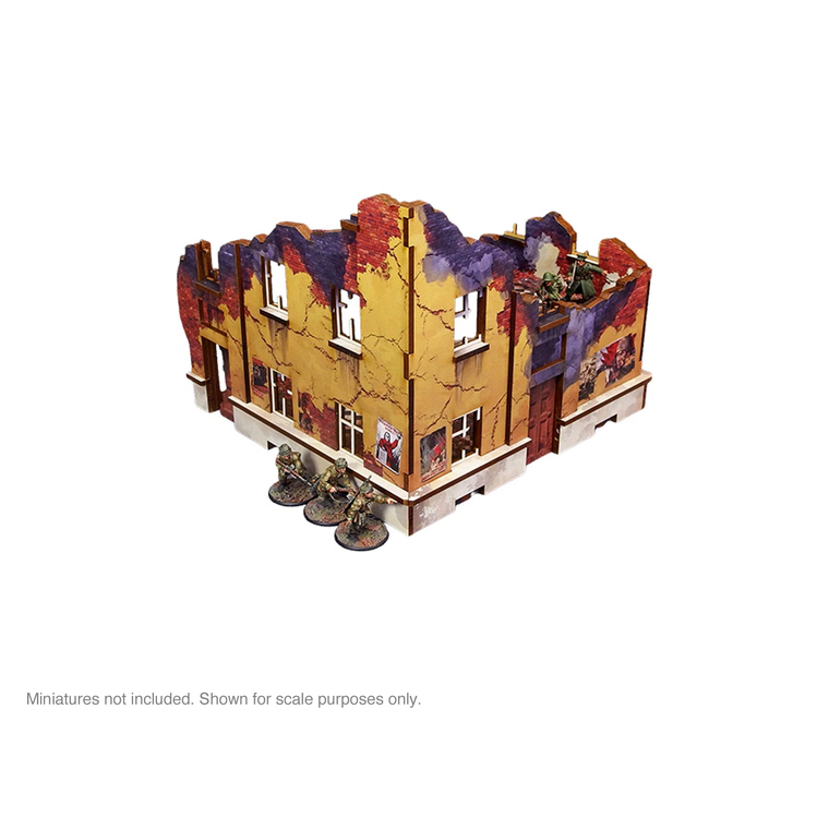 Bolt Action -  Pre-Painted WW2 Ostfront Stalingrad School Right (with 3rd floor)