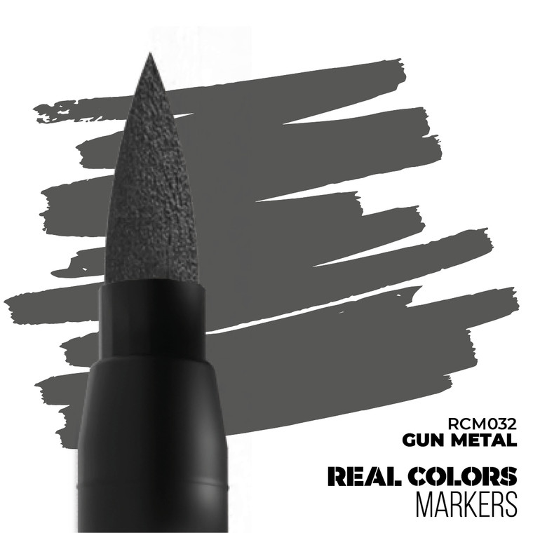 AK Interactive: Real Color Markers - Gun Metal
