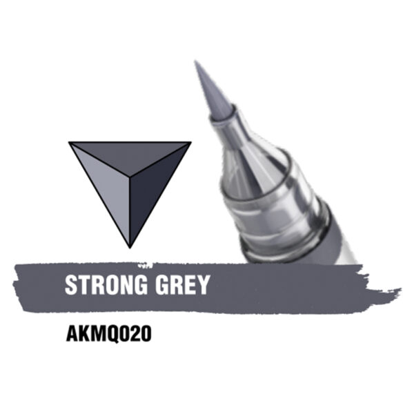 AK Interactive: Quick Markers - Strong Grey
