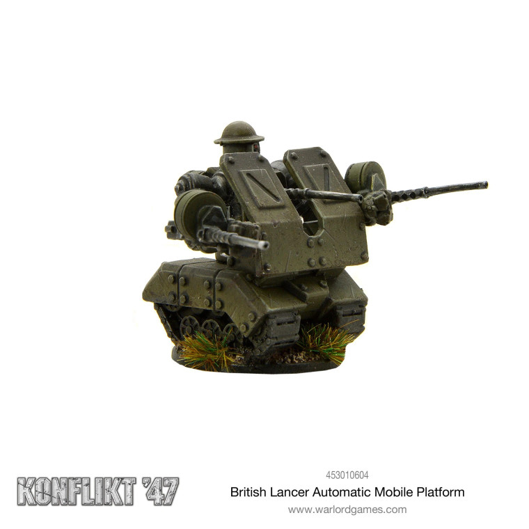 Konflikt 47: British Lancer automated mobile platform