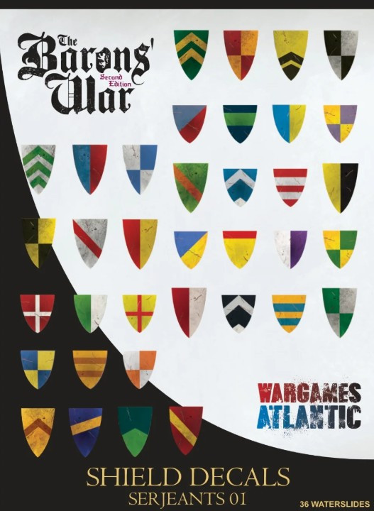 Baron's War: Shield Decals 3 (Serjeants 1)