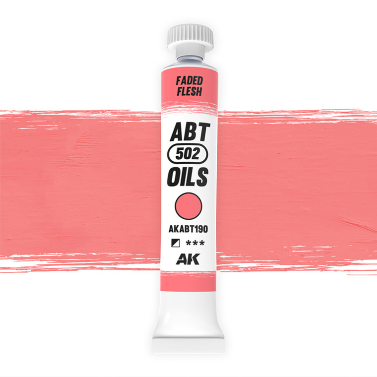 AK Interactive: ABT-502 Oils - Faded Flesh