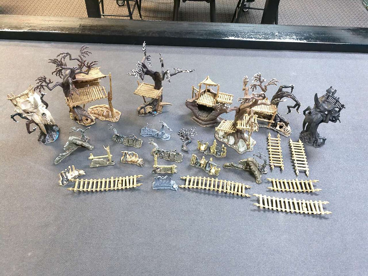 1 x Heart of Ghur Warcry Terrain Lot (painted)