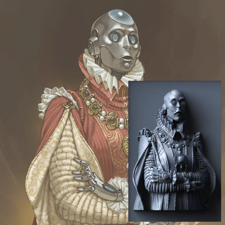 Texture Trainer Frameable #2 - Duchess Prime
