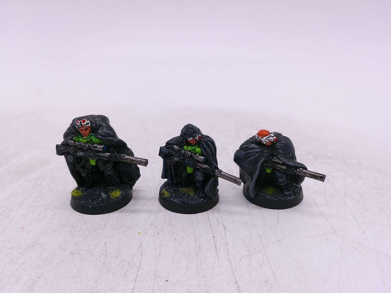 3 x Space Marine Scouts (oop,green/black)