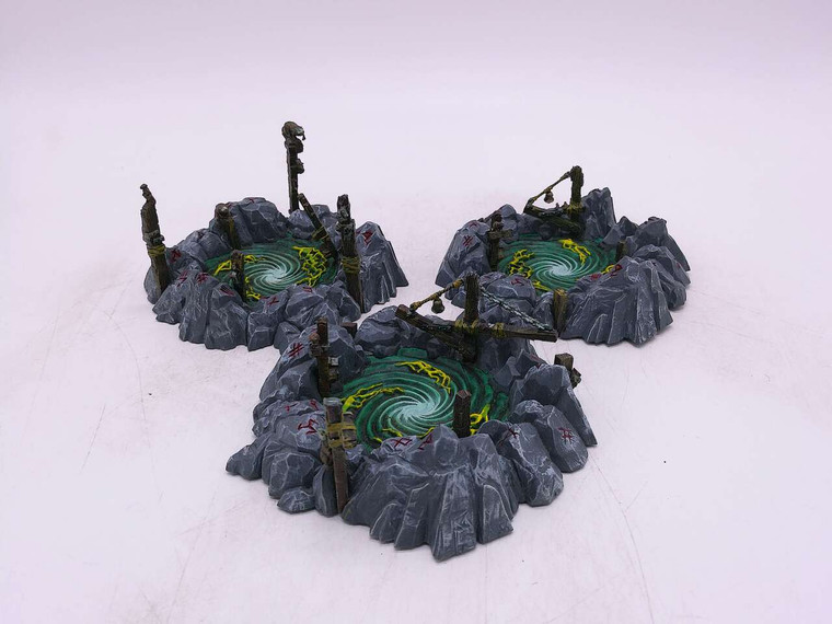 3 x Skaven Gnawholes