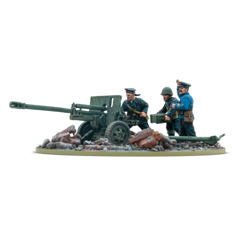 Bolt Action: ZiS-3 Divisional Gun with Soviet Naval Brigade Crew NIB