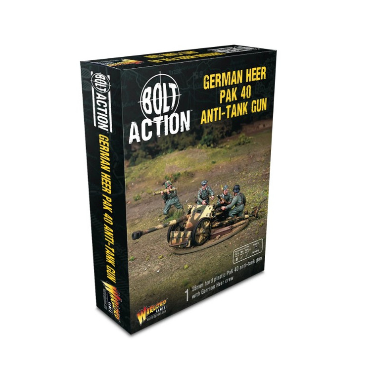 Bolt Action: German Pak 40 Anti-Tank Gun (Plastic) NIB