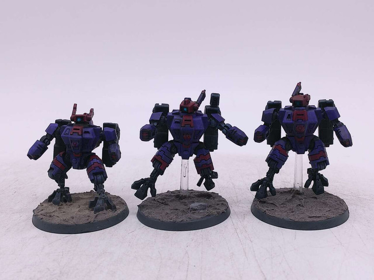 3 x XV8 Crisis Battlsuit Team