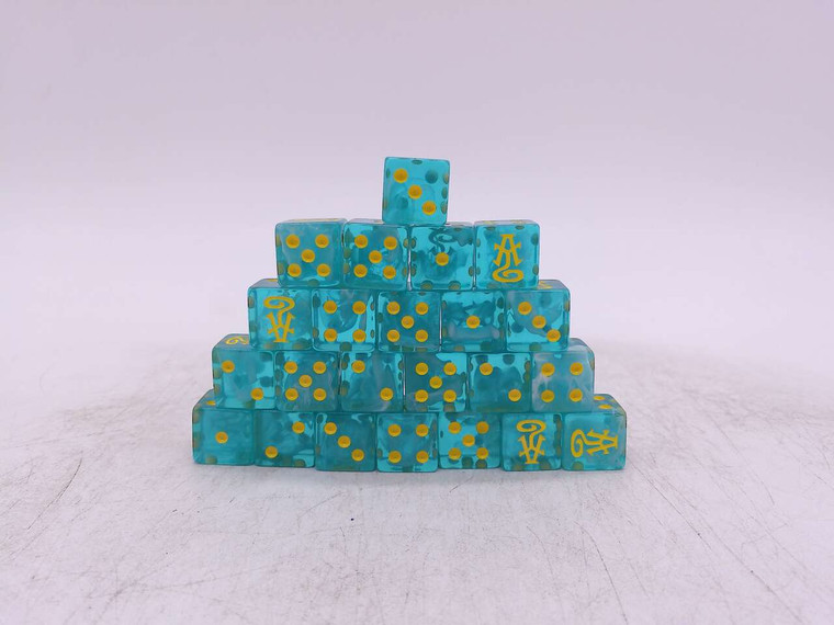 23 x Lumineth Realm-lords Dice (blue)
