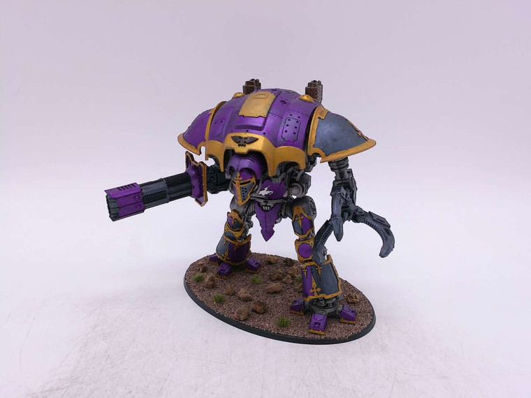 1 x Imperial Knight w/ Volkite Chieorovile & Siege Claw (purple/gold)